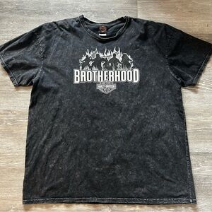 Harley Davidson Motorcycles Brotherhood Wilkesboro, NC, T-Shirt Men’s Size 3XL